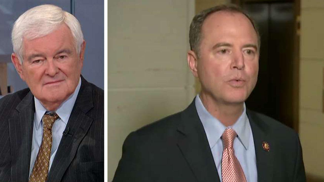 Gingrich: Schiff running a totally fraudulent fundamental violation of the American system Gingrich: Schiff running a totally fraudulent fundamental violation of the American system